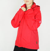 Womens Jack Wolfskin 5006521 Red Fire Zip Up Warm Windproof Ladies Hiking Jacket
